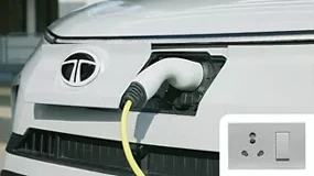 Tata Punch EV charge